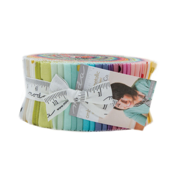 Ombre Confetti Metallic Jelly Roll (Moda Fabrics)