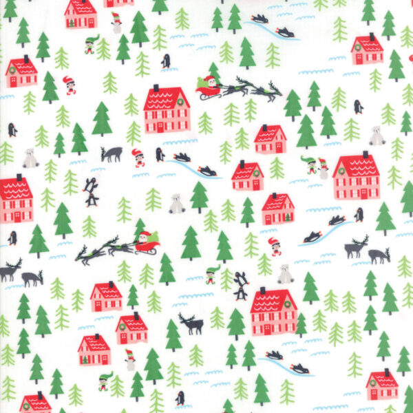 The North Pole Quarter Bundle by Moda Fabrics (8 FQs) - Image 2