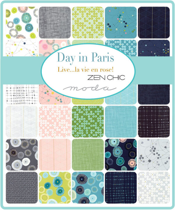 Day in Paris Layer Cake by Moda Fabrics - Image 2