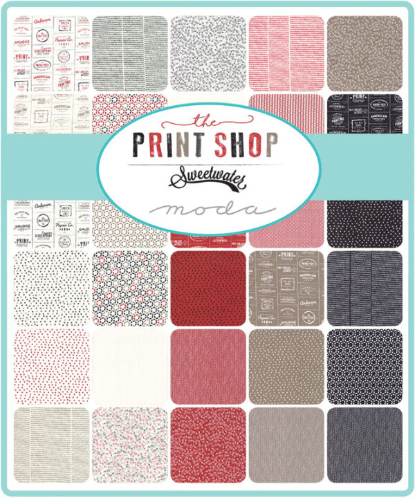 The Print Shop by Sweetwater Charm Pack (Moda Fabrics) - Image 2