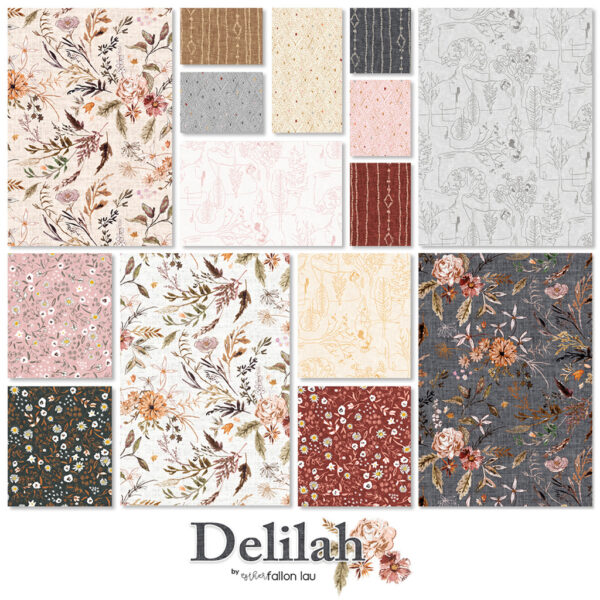 Delilah by Esther Lau Jelly Roll (Clothworks) - Image 2