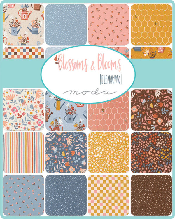 Blossoms & Blooms by Elena Amo (Moda Fabrics)