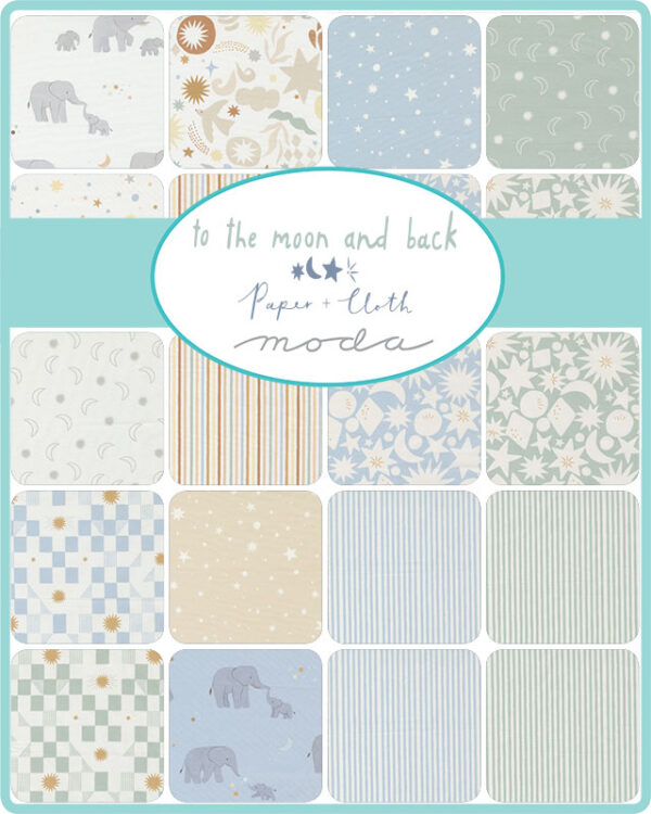 To the Moon and Back by Paper + Cloth (Moda Fabrics)