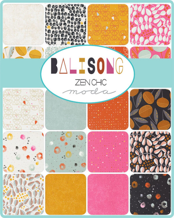 Bali Song Layer Cake By Zen Chic (Moda Fabrics)