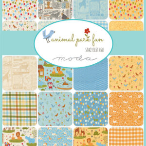 Animal Park Fun Layer Cake By Stacy Iest Hsu (Moda Fabrics)