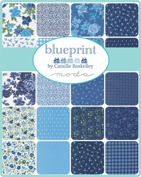 Blueprint Fat Quarter Bundle By Camille Roskelly (Moda Fabrics)