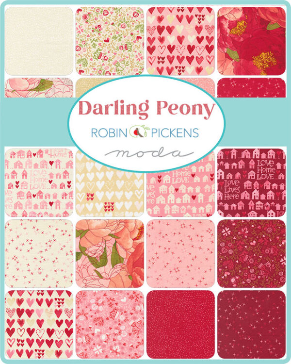 Darling Peony Layer Cake By Robin Pickens (Moda Fabrics)