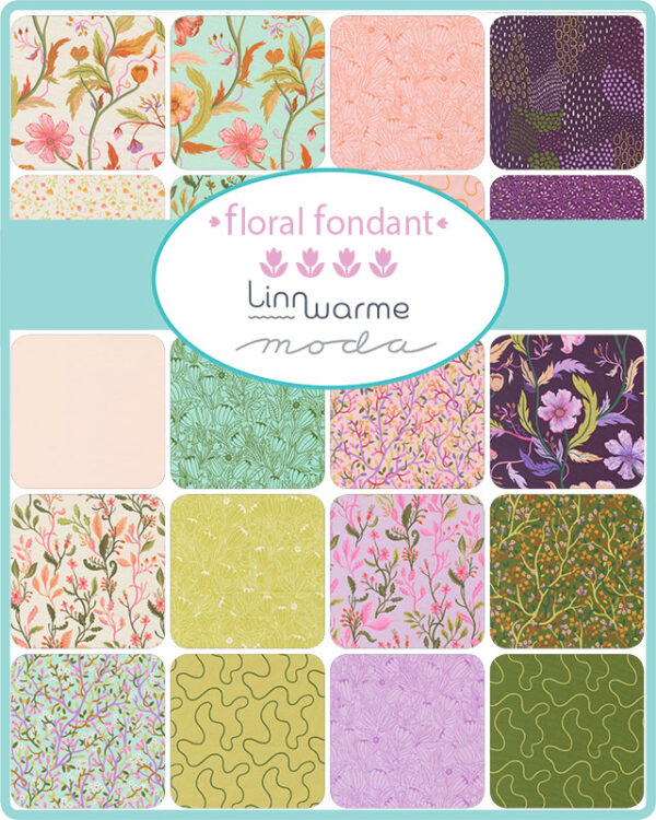 Floral Fondant Layer Cake By Linn Warme (Moda Fabrics)