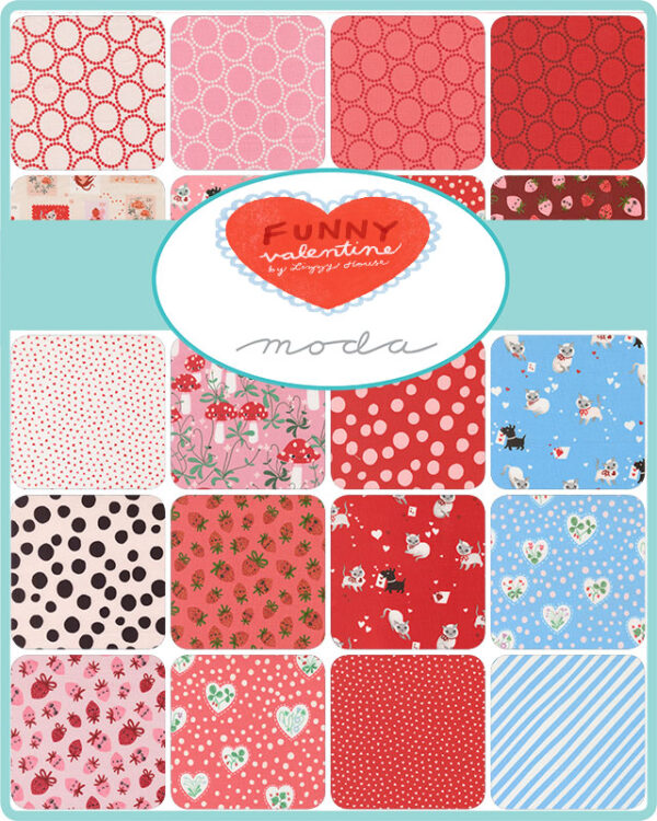 Funny Valentine Layer Cake By Lizzy House (Moda Fabrics)