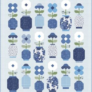 Ginger Jars Quilt Kit Featuring Blueprint by Camille Roskelley (Moda Fabrics)
